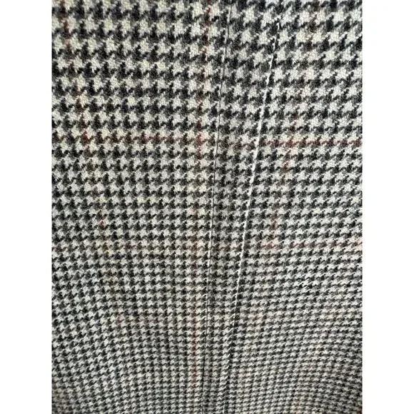 Weatherfield Wool Overcoat Mens Houndstooth Plaid Preppy City Old Money 90’s